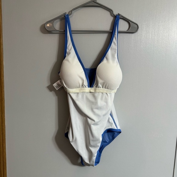 Michael Michael Kors Blue One-Piece Swimsuit Size 8 - Picture 12 of 16